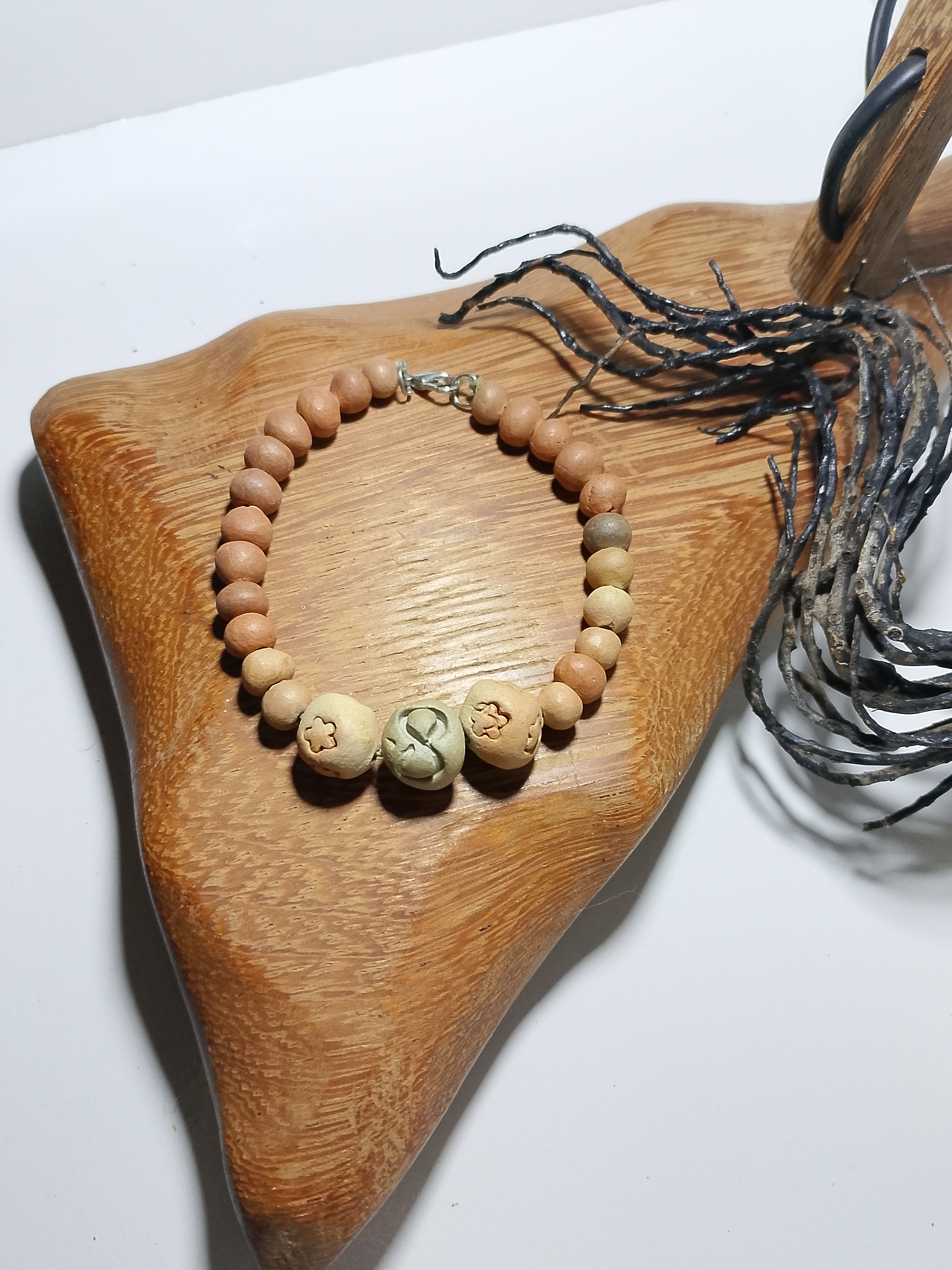 Caminho do Forno — Pulseira de cerâmica artesanal